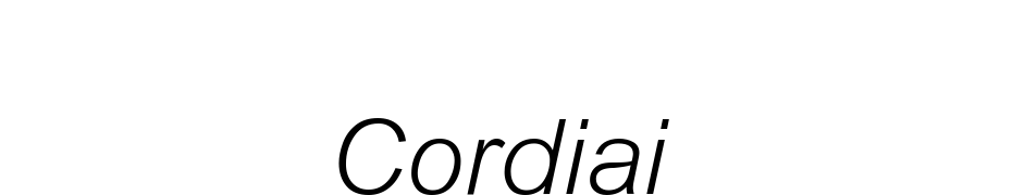 Cordia New Italic cкачати шрифт безкоштовно